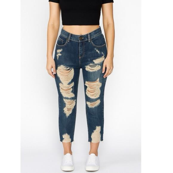 Retrofete  Washed and Distressed jeans Made in Italy Women's size 25 - Picture 1 of 13